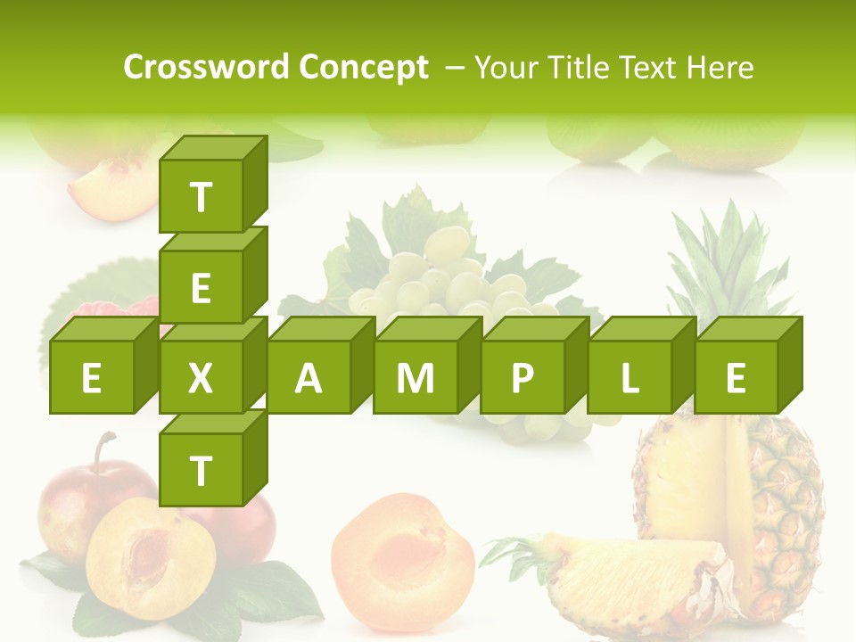 Fruit Ripe Background PowerPoint Template