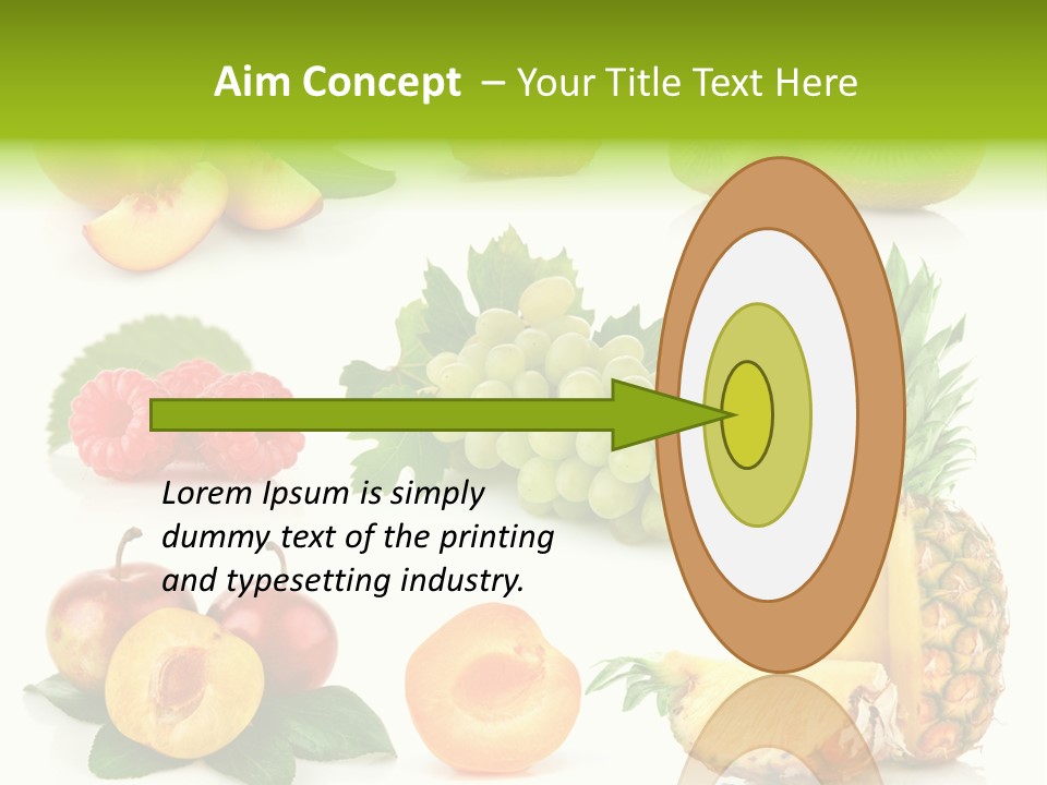 Fruit Ripe Background PowerPoint Template