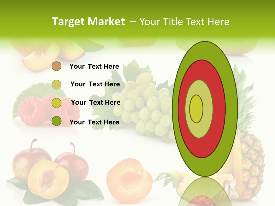 Fruit Ripe Background PowerPoint Template