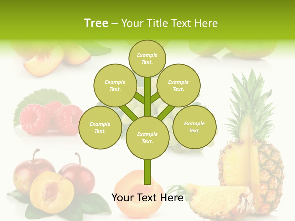 Fruit Ripe Background PowerPoint Template