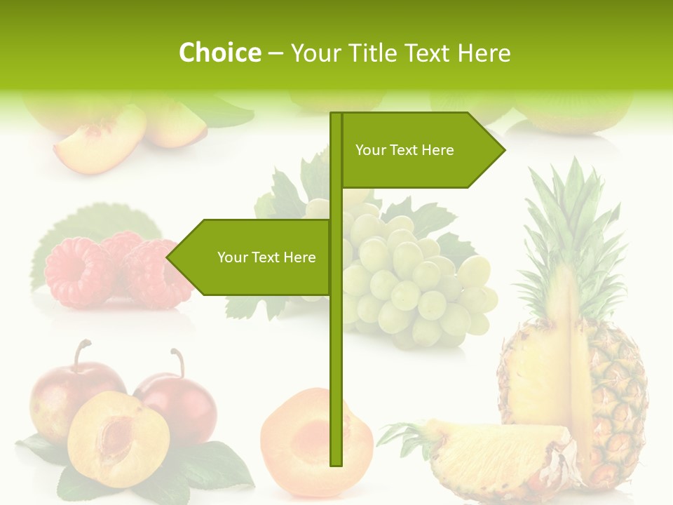 Fruit Ripe Background PowerPoint Template