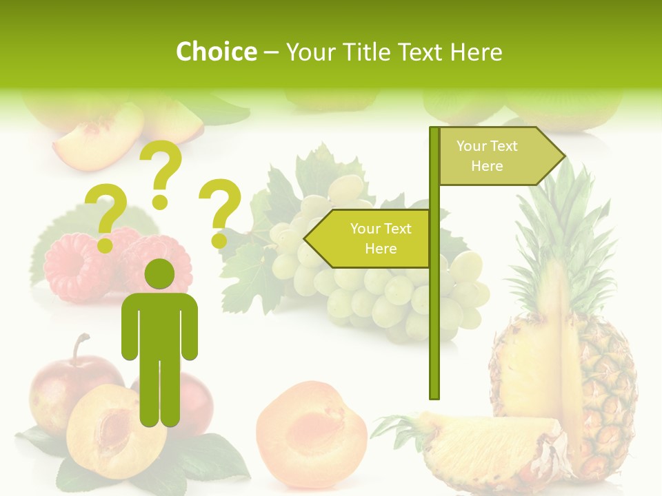 Fruit Ripe Background PowerPoint Template