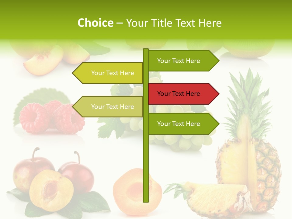 Fruit Ripe Background PowerPoint Template
