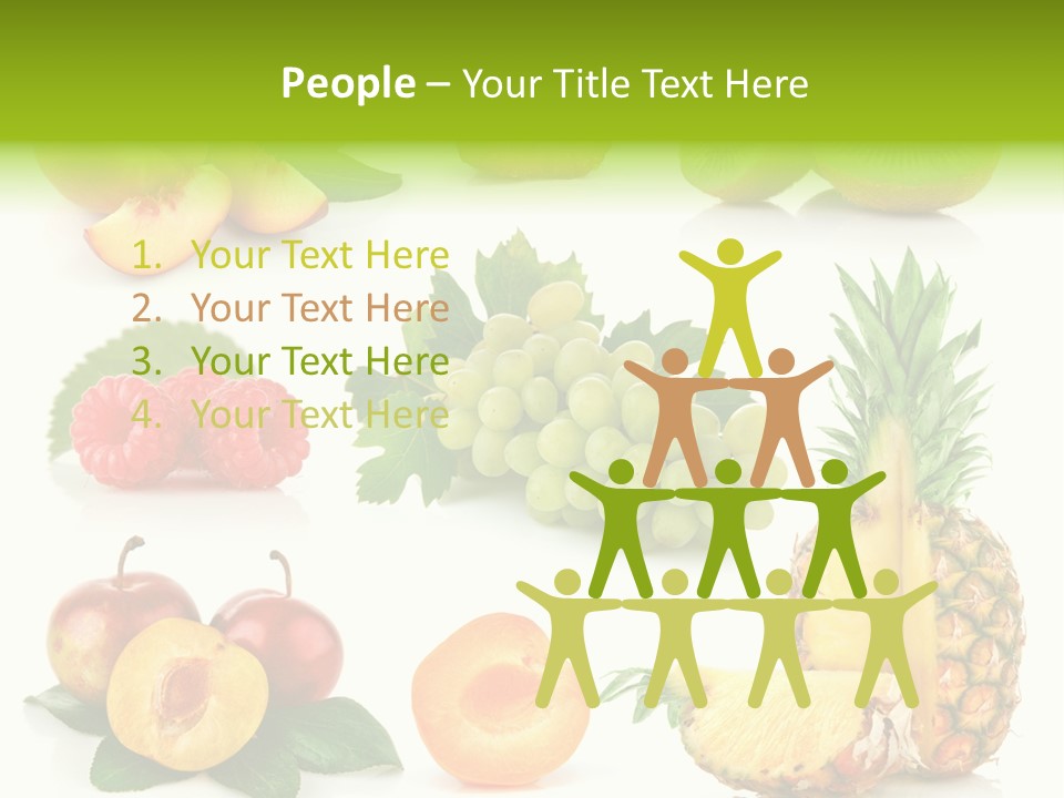 Fruit Ripe Background PowerPoint Template