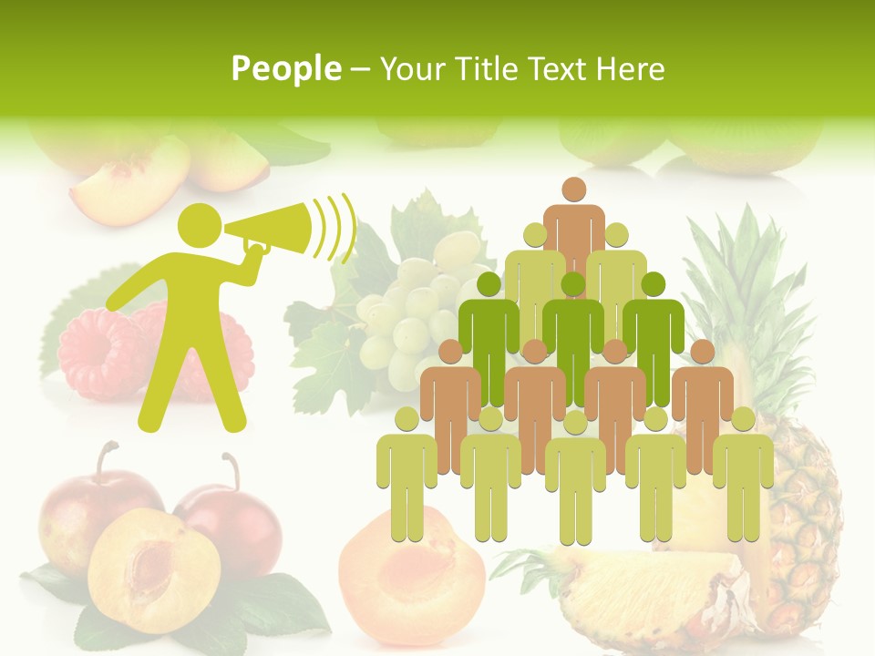 Fruit Ripe Background PowerPoint Template