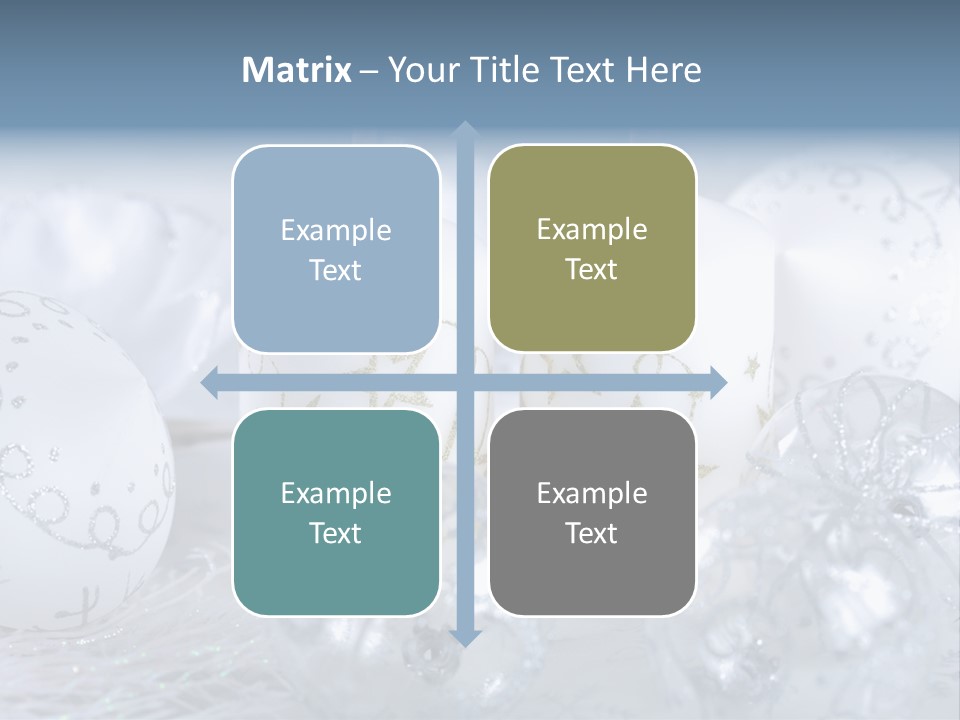 Celebrate Luxury Arrangement PowerPoint Template