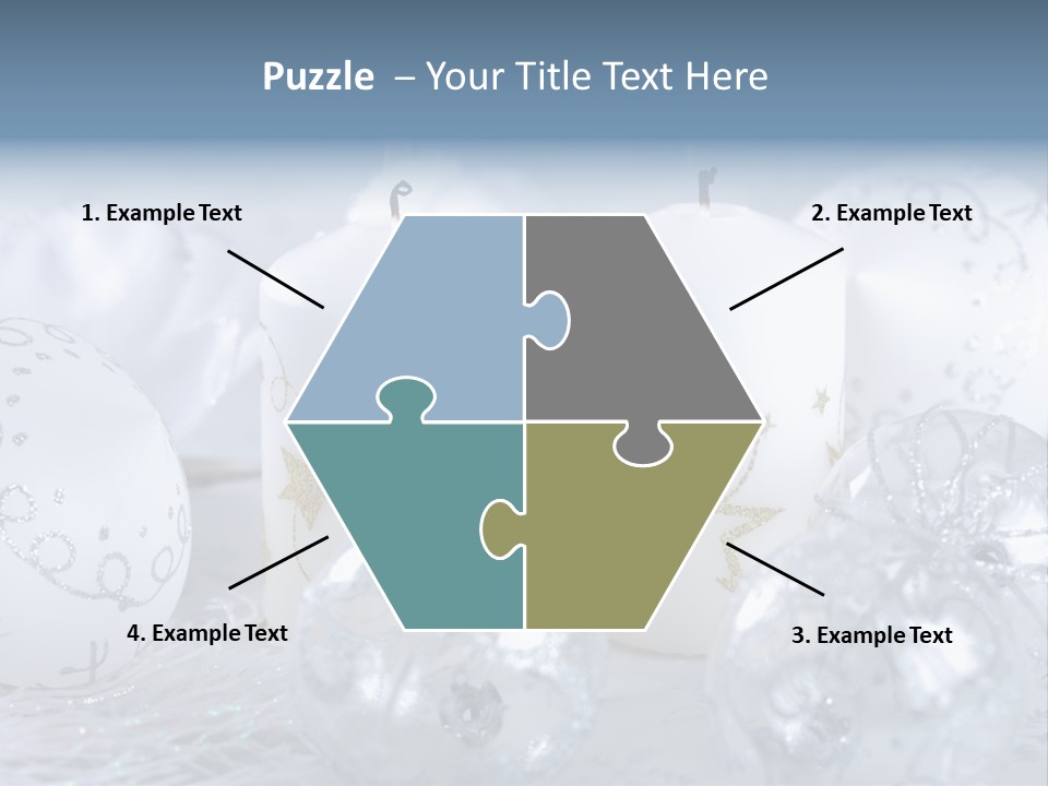 Celebrate Luxury Arrangement PowerPoint Template