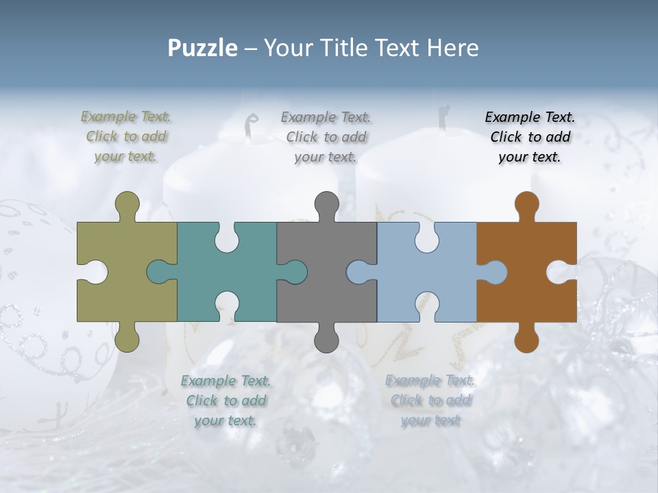 Celebrate Luxury Arrangement PowerPoint Template