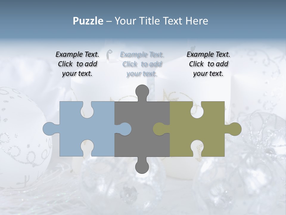 Celebrate Luxury Arrangement PowerPoint Template