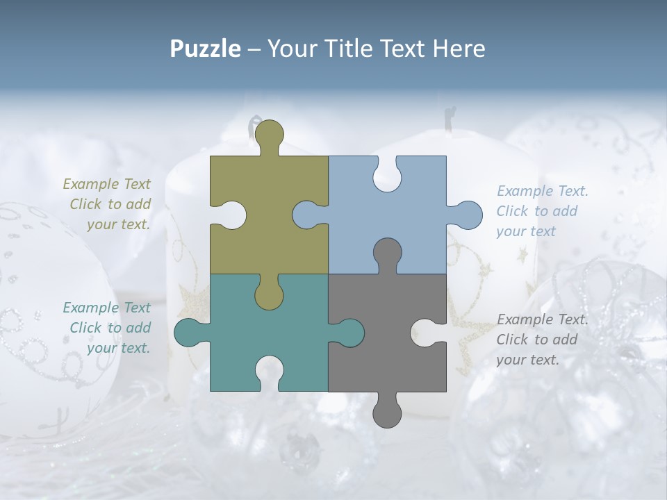 Celebrate Luxury Arrangement PowerPoint Template