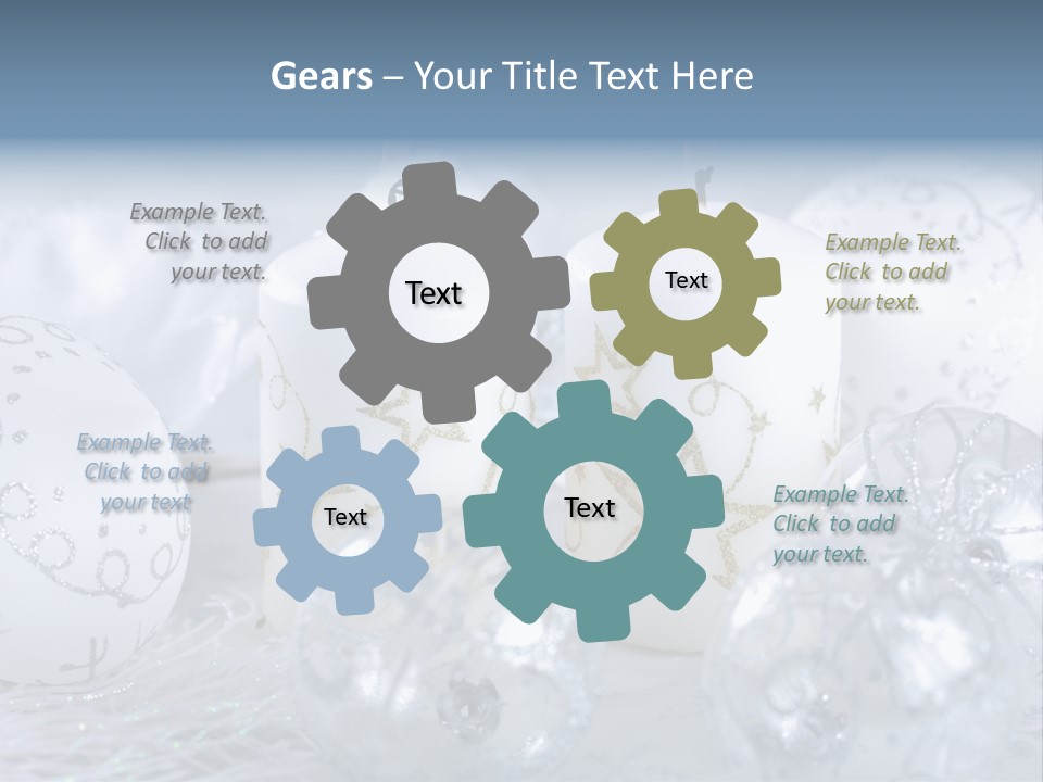 Celebrate Luxury Arrangement PowerPoint Template