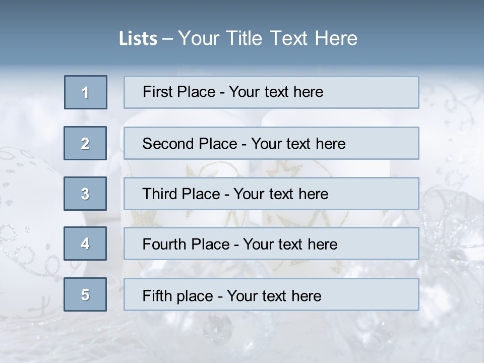 Celebrate Luxury Arrangement PowerPoint Template