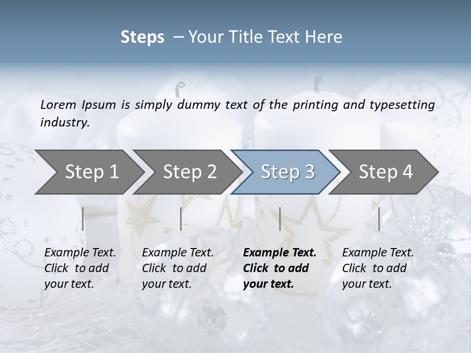 Celebrate Luxury Arrangement PowerPoint Template