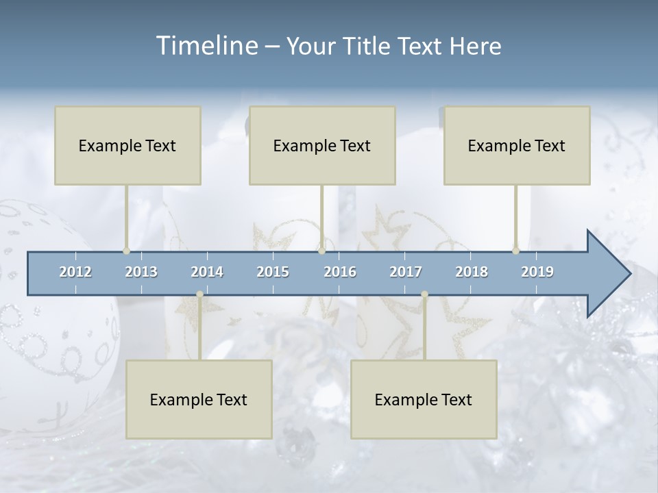 Celebrate Luxury Arrangement PowerPoint Template