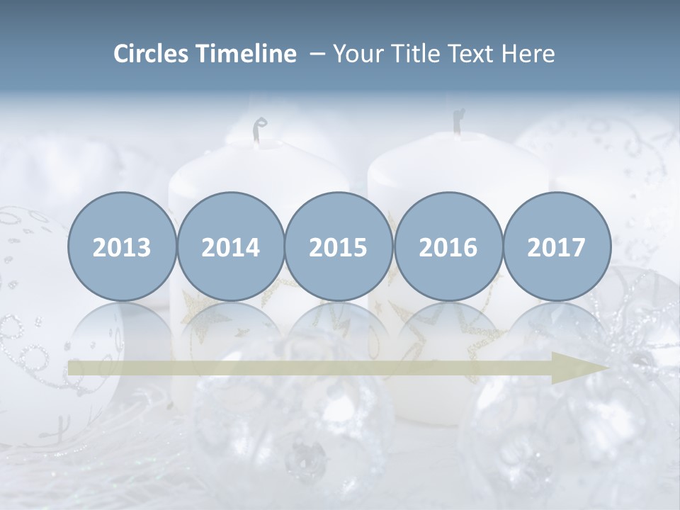 Celebrate Luxury Arrangement PowerPoint Template