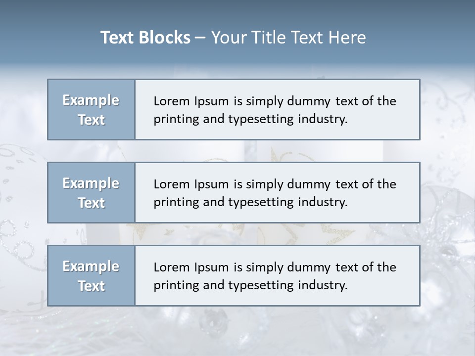 Celebrate Luxury Arrangement PowerPoint Template