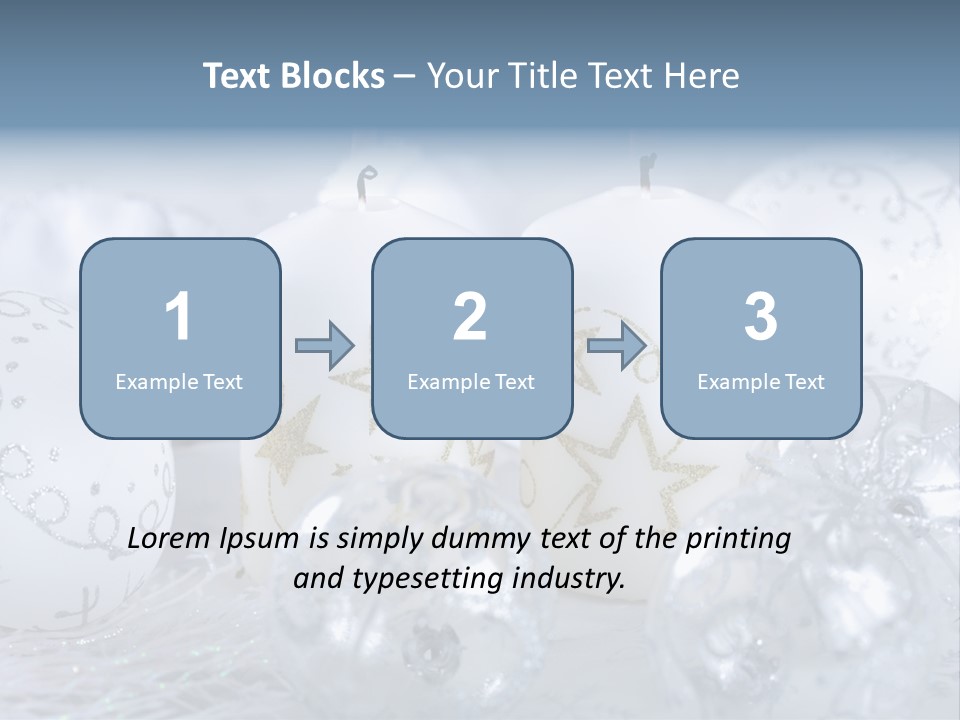 Celebrate Luxury Arrangement PowerPoint Template