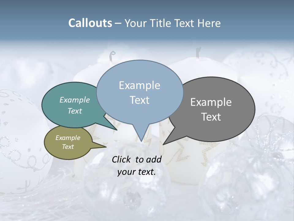 Celebrate Luxury Arrangement PowerPoint Template