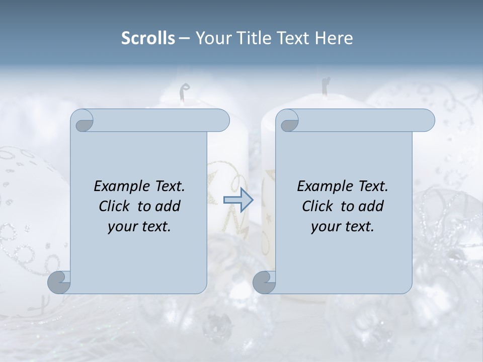 Celebrate Luxury Arrangement PowerPoint Template