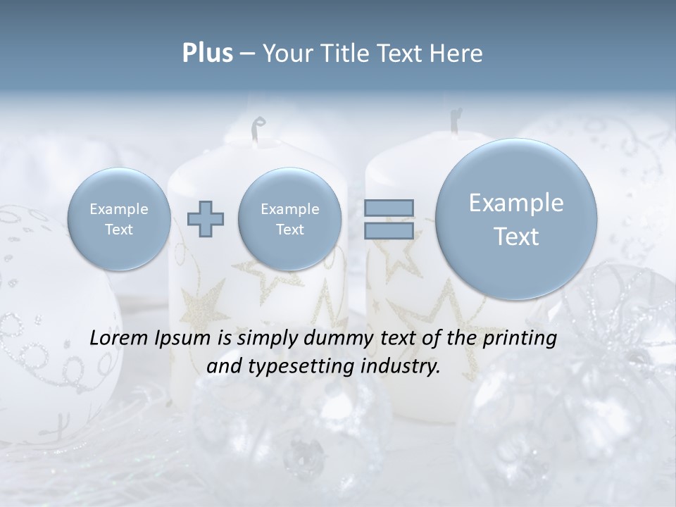 Celebrate Luxury Arrangement PowerPoint Template