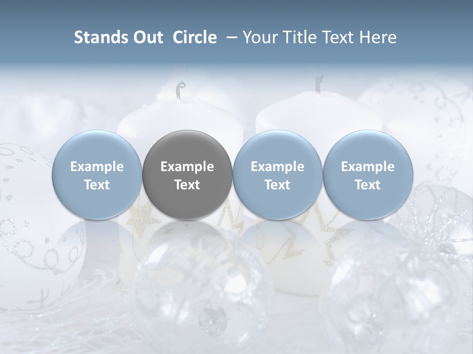 Celebrate Luxury Arrangement PowerPoint Template