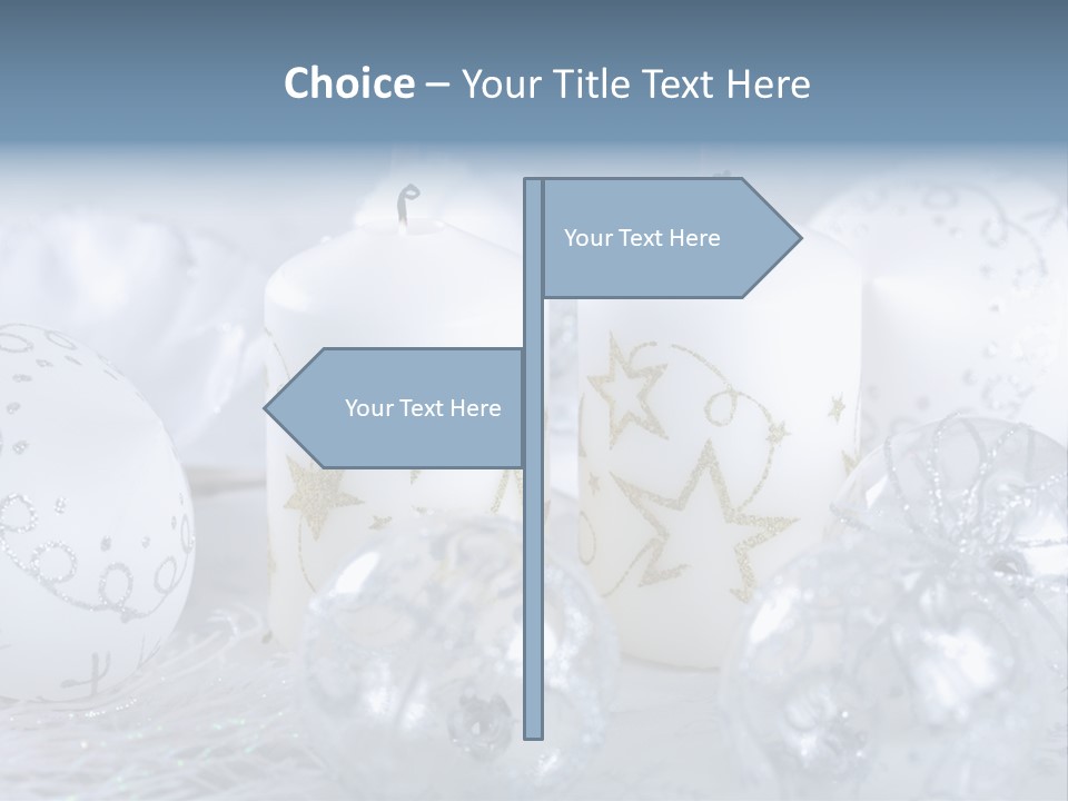 Celebrate Luxury Arrangement PowerPoint Template