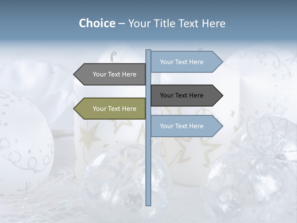 Celebrate Luxury Arrangement PowerPoint Template