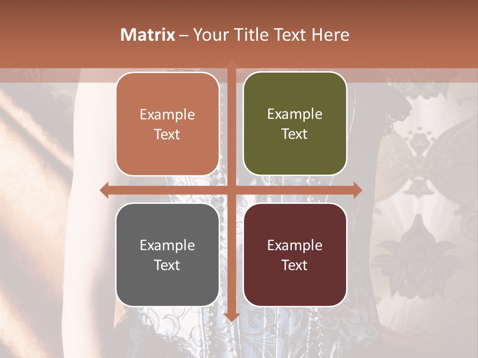 Pin Up Hairstyle Sensual PowerPoint Template