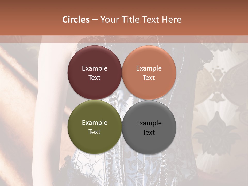 Pin Up Hairstyle Sensual PowerPoint Template