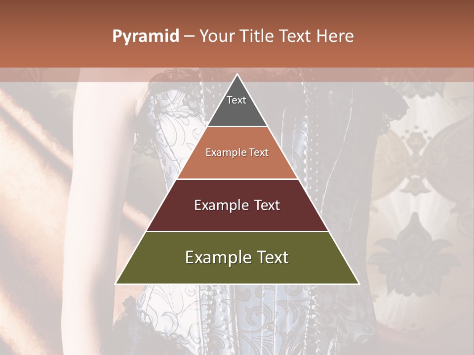 Pin Up Hairstyle Sensual PowerPoint Template