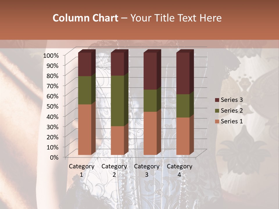Pin Up Hairstyle Sensual PowerPoint Template