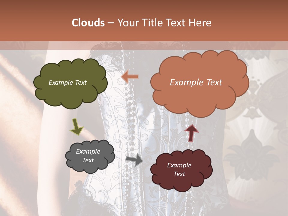 Pin Up Hairstyle Sensual PowerPoint Template