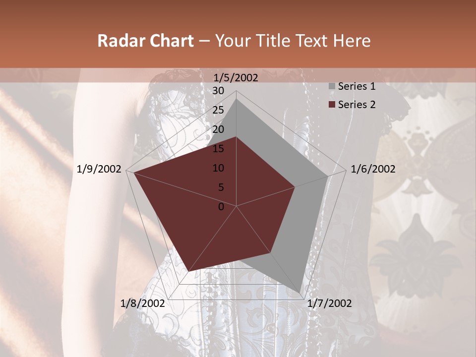 Pin Up Hairstyle Sensual PowerPoint Template