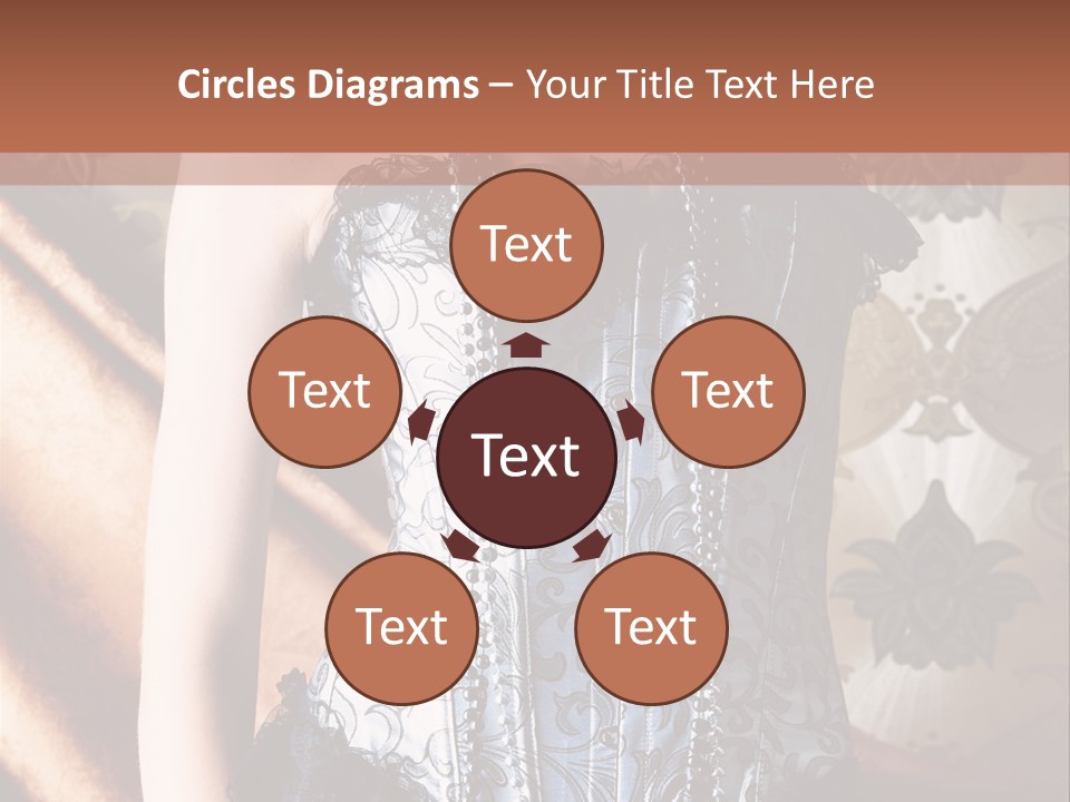 Pin Up Hairstyle Sensual PowerPoint Template