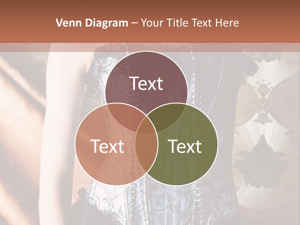 Pin Up Hairstyle Sensual PowerPoint Template