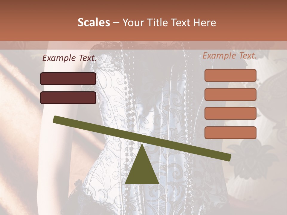 Pin Up Hairstyle Sensual PowerPoint Template
