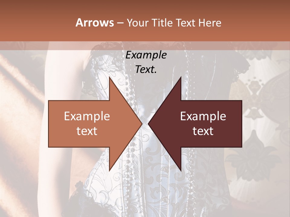 Pin Up Hairstyle Sensual PowerPoint Template
