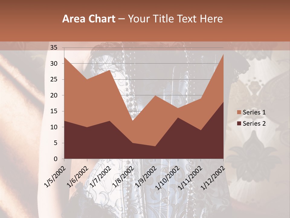 Pin Up Hairstyle Sensual PowerPoint Template