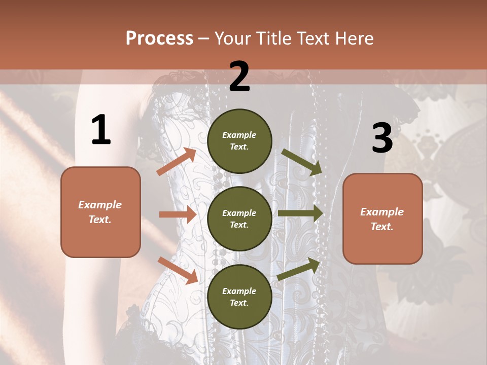 Pin Up Hairstyle Sensual PowerPoint Template