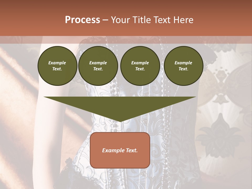 Pin Up Hairstyle Sensual PowerPoint Template