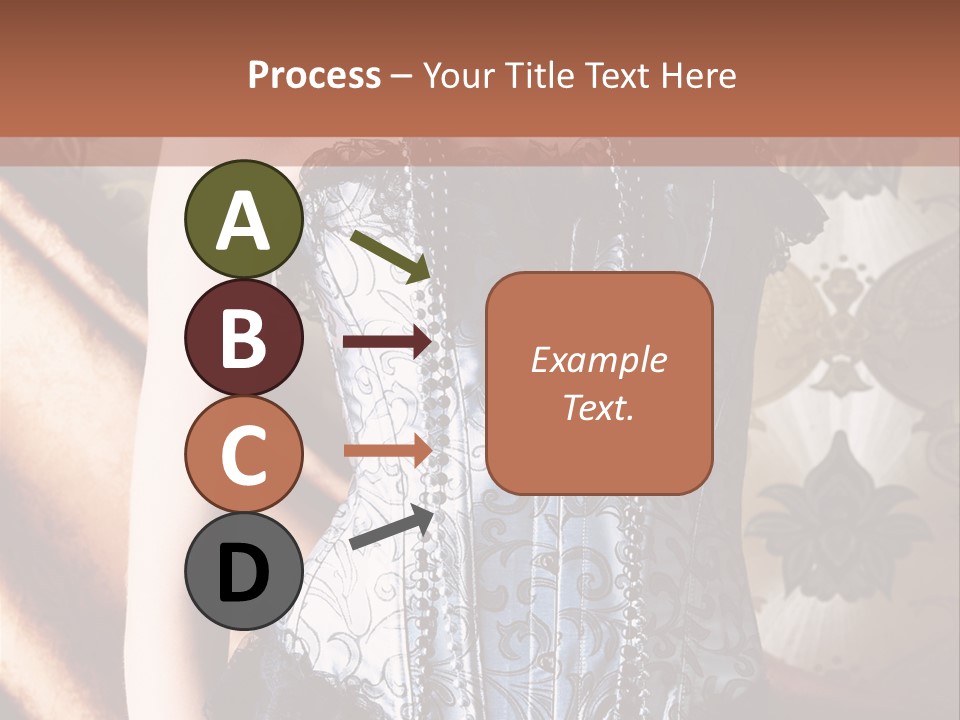 Pin Up Hairstyle Sensual PowerPoint Template