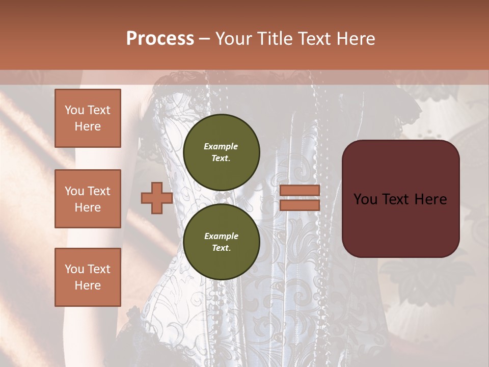Pin Up Hairstyle Sensual PowerPoint Template