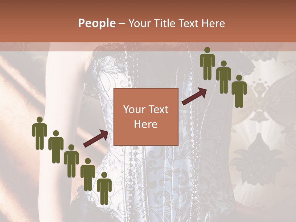 Pin Up Hairstyle Sensual PowerPoint Template