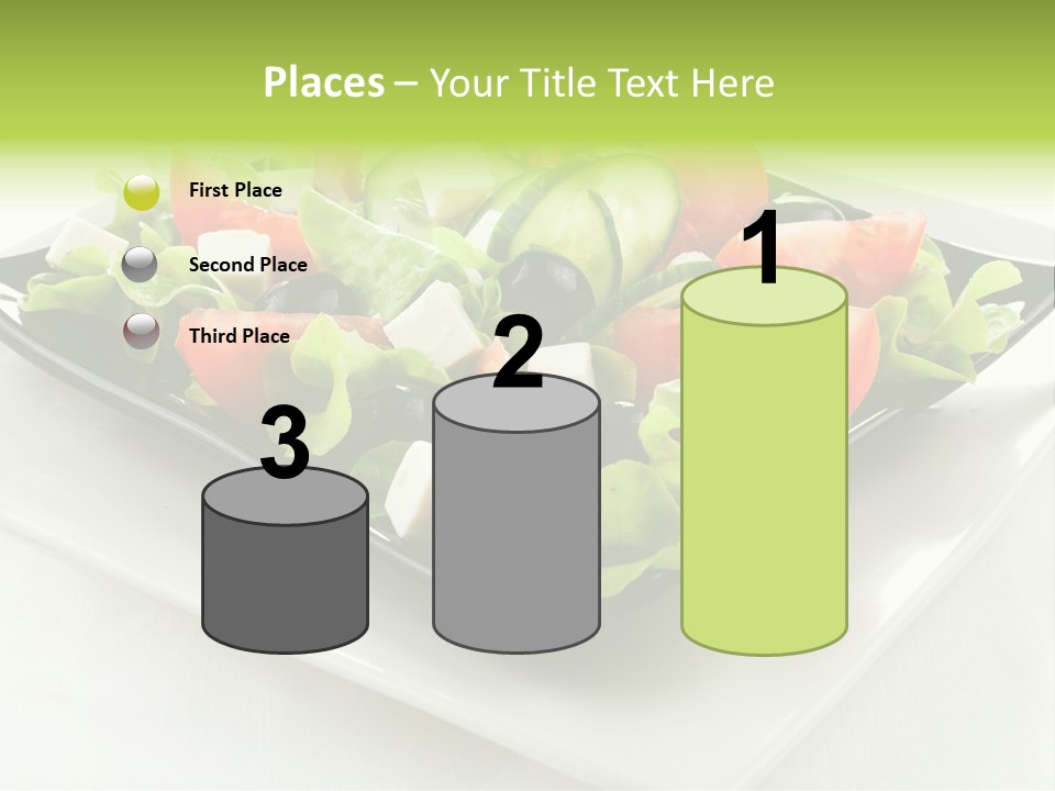 Salad Cheese Vitamin PowerPoint Template