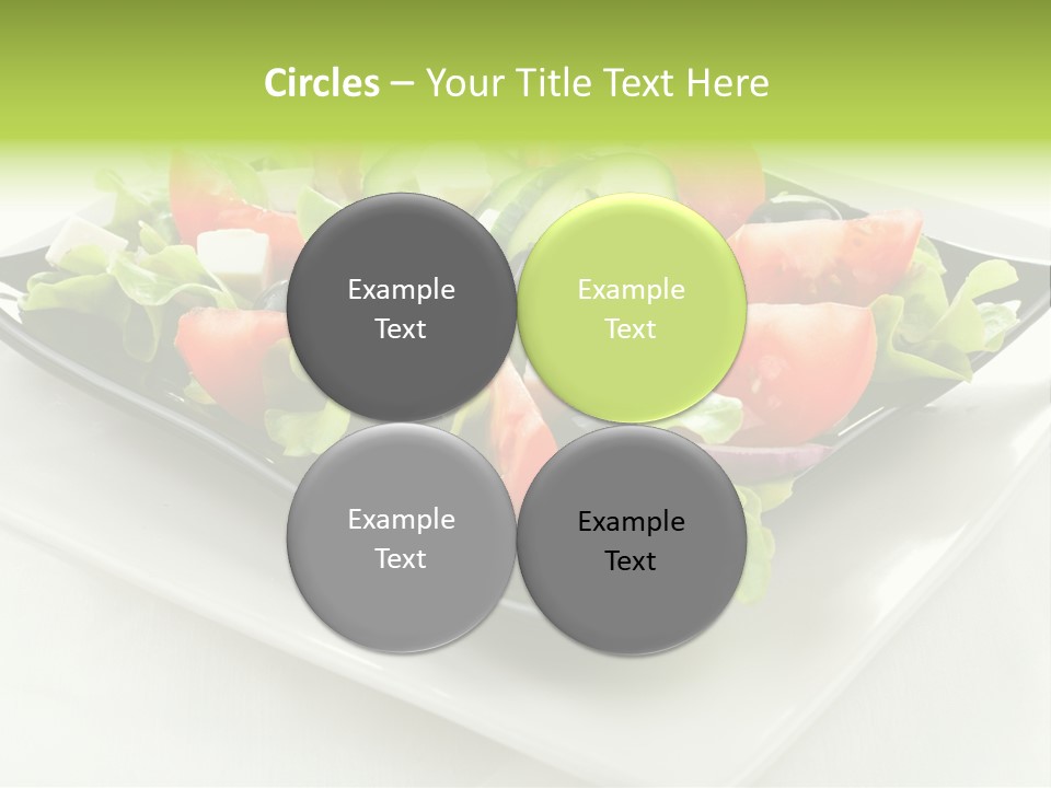 Salad Cheese Vitamin PowerPoint Template