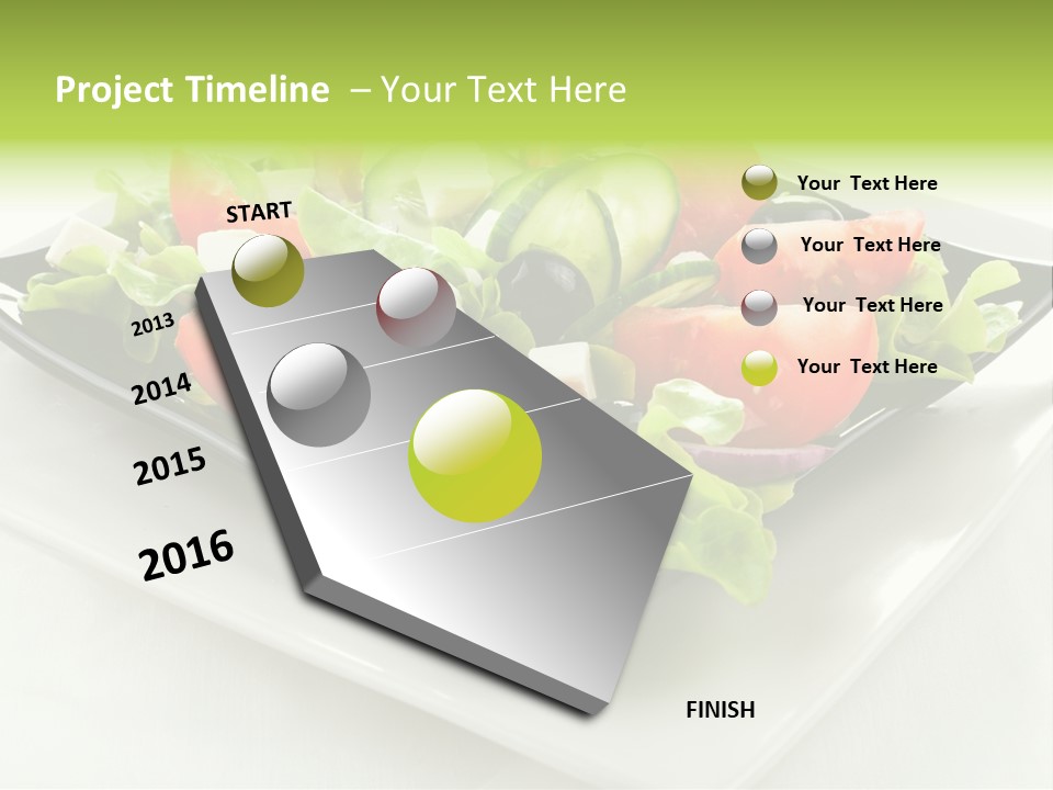 Salad Cheese Vitamin PowerPoint Template