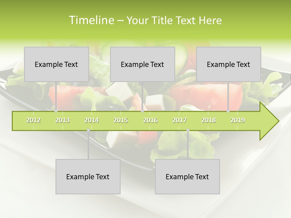 Salad Cheese Vitamin PowerPoint Template