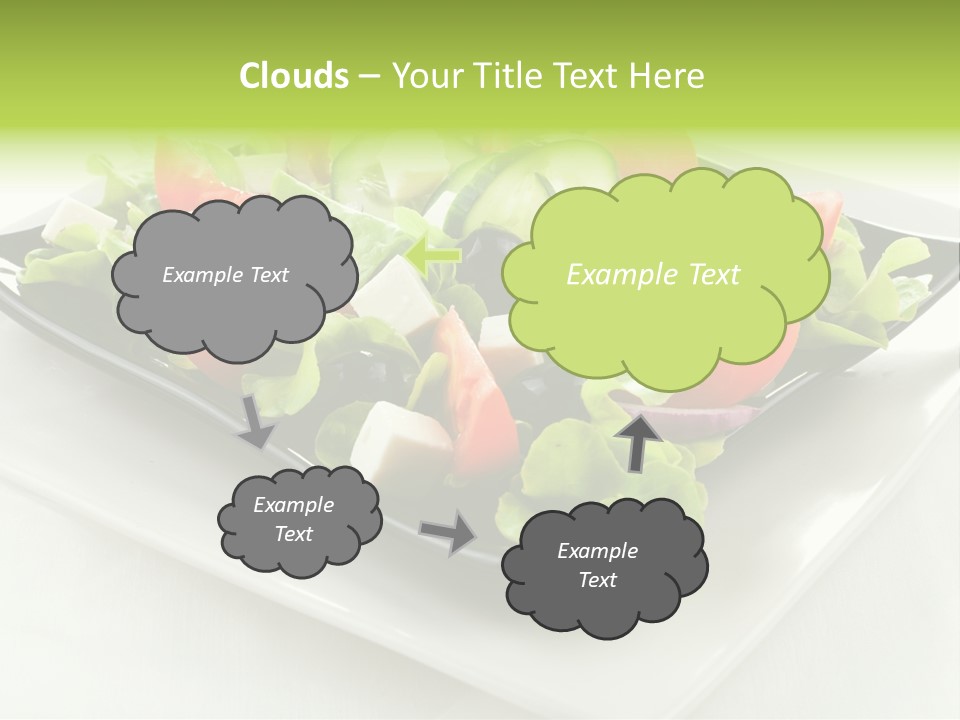 Salad Cheese Vitamin PowerPoint Template