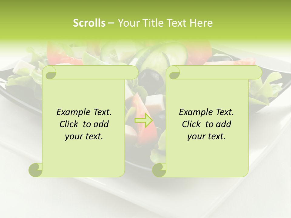 Salad Cheese Vitamin PowerPoint Template