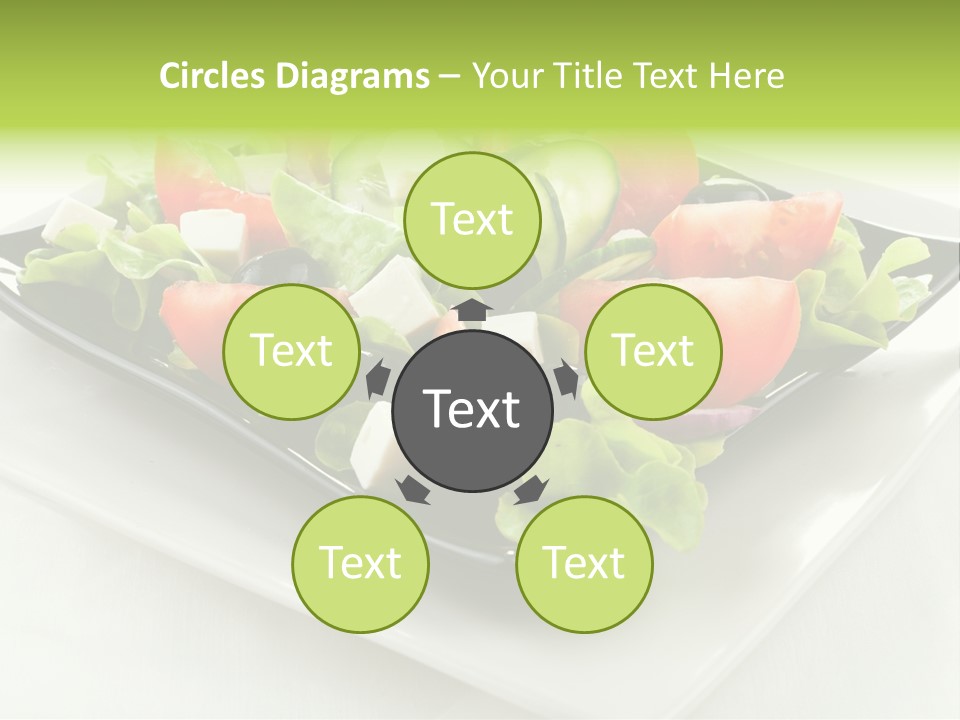 Salad Cheese Vitamin PowerPoint Template